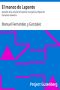 [Gutenberg 27900] • El manco de Lepanto / episodio de la vida del príncipe de los ingenios, Miguel de Cervantes-Saavedra